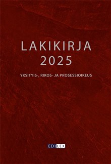 Lakikirja 2025 – Yksityis-, rikos- ja prosessioikeus